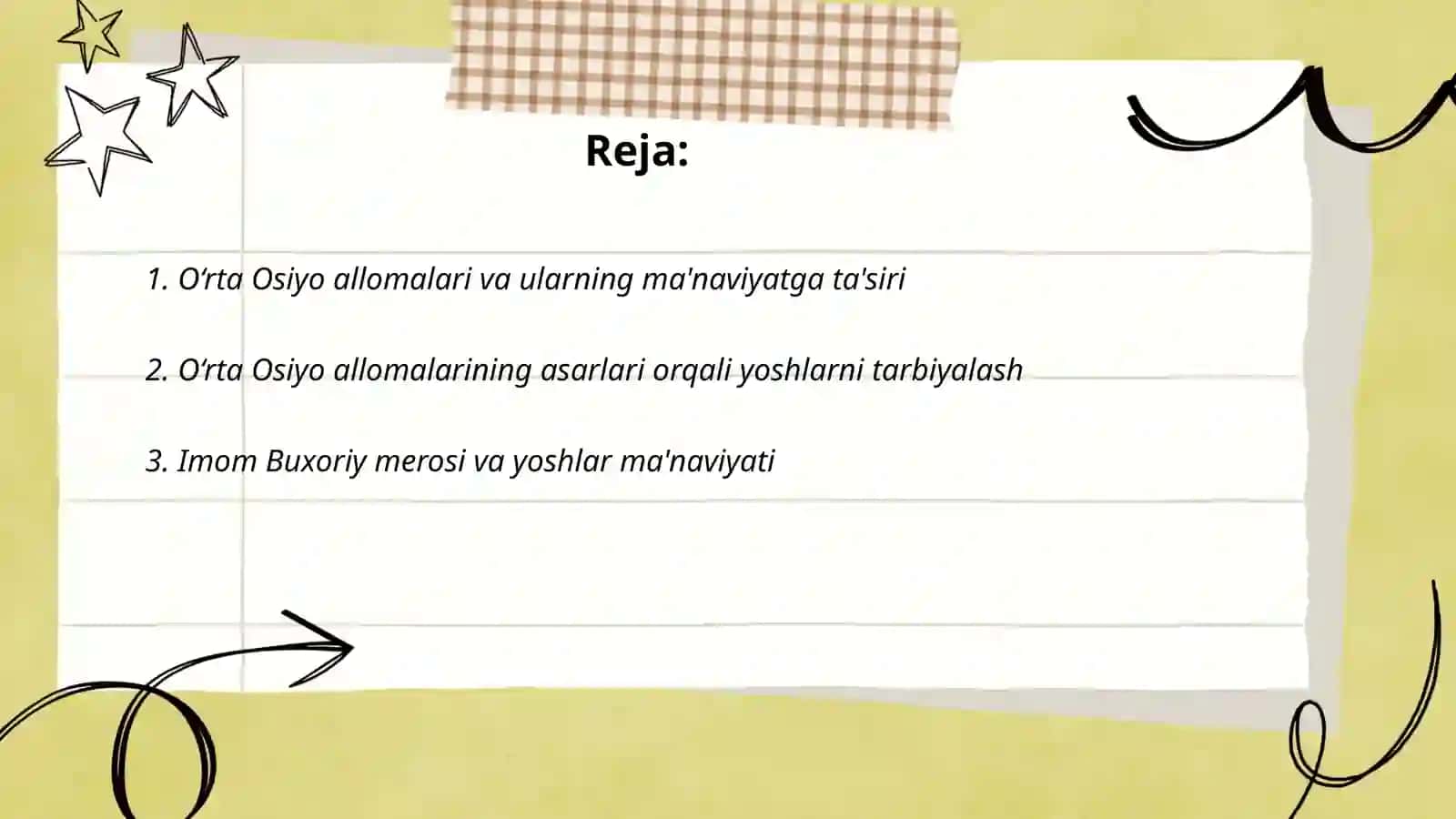 Yuksak maʼnaviyatli yoshlarni tarbiyalashda Oʻrta Osiyo allomalarining ilmiy meʼrosining oʻrni 2