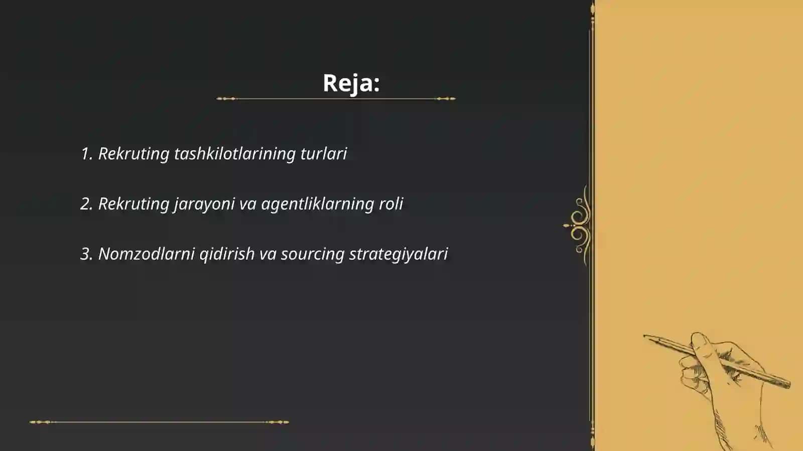 Rekruting tashkilotlari 2