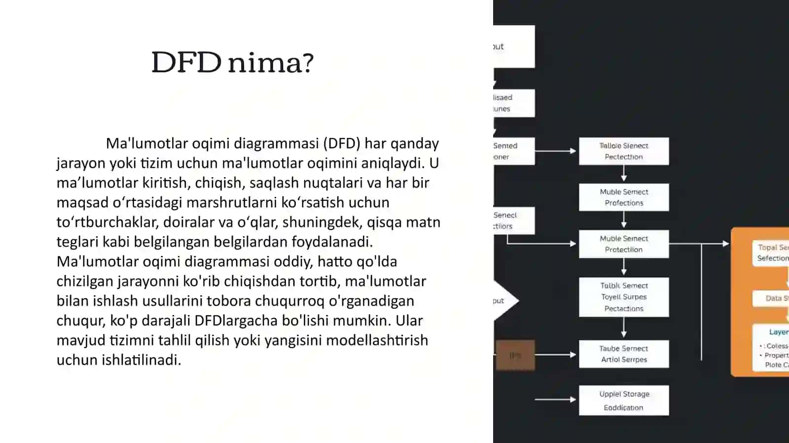 Ma'lumotlar oqimini modellashtirish DFD 2