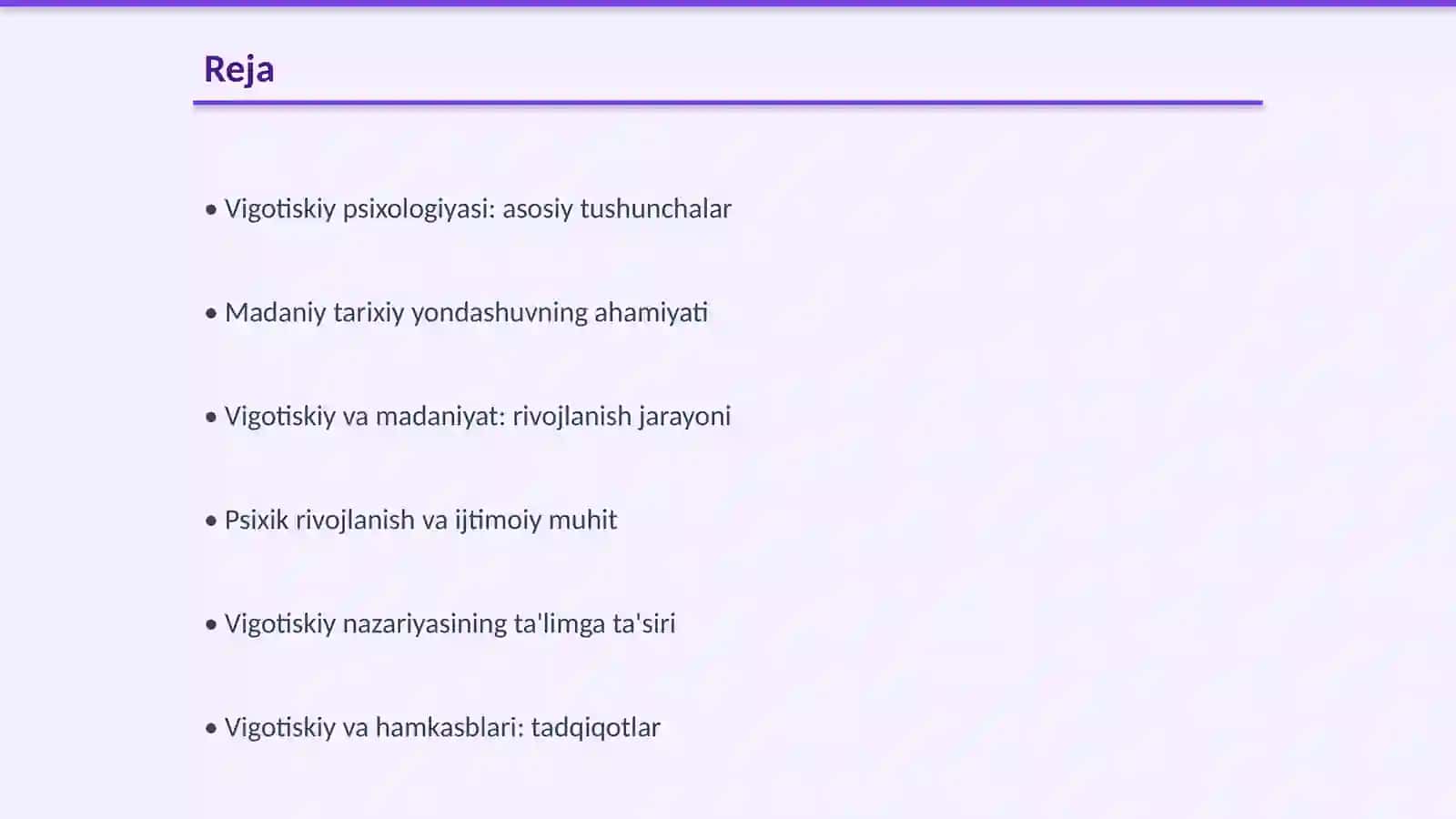 Psixik rivojlanishni tushunishning madaniy tarixiy konsepsiyasi. V. S Vigotiskiy va uning maktabi 2