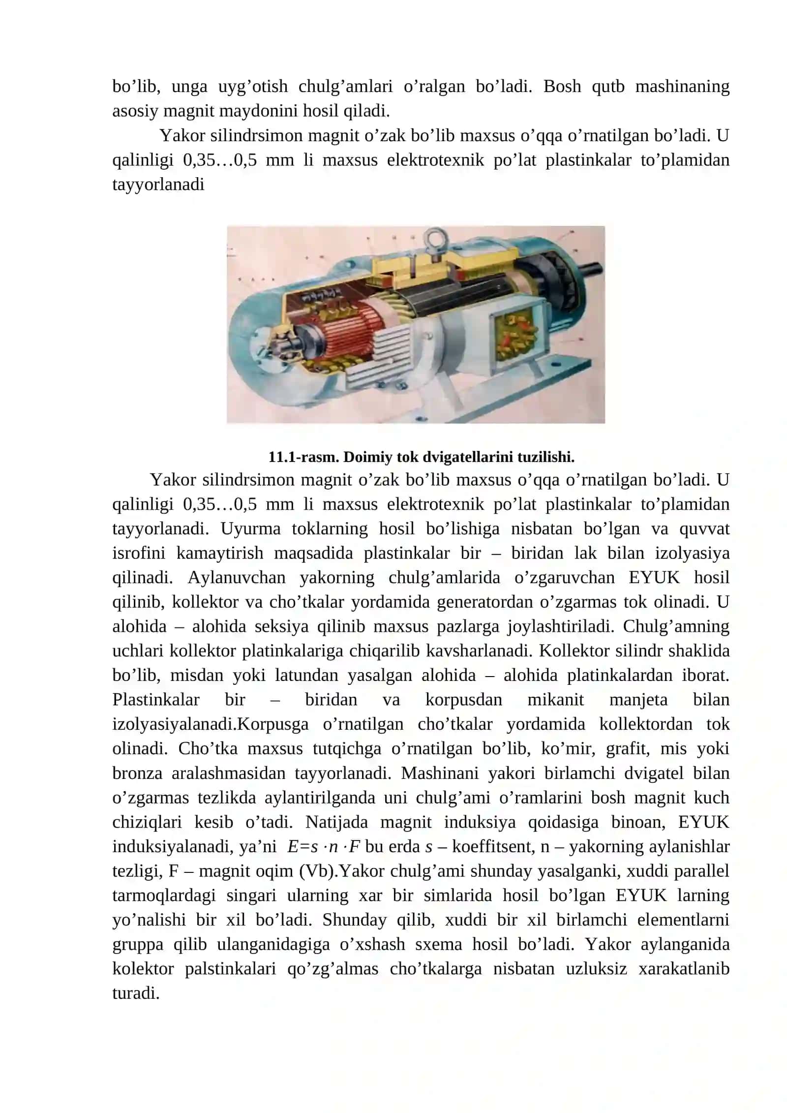 O’zgarmas tok mashinalari 2