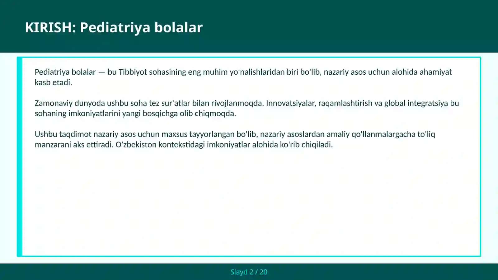 Pediatriya bolalar 2