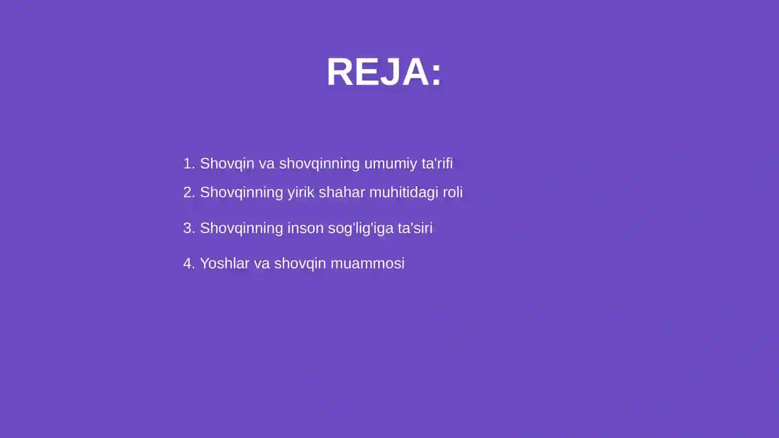 Shovqin yirik shaharlarda ijtimoiy muommo 2