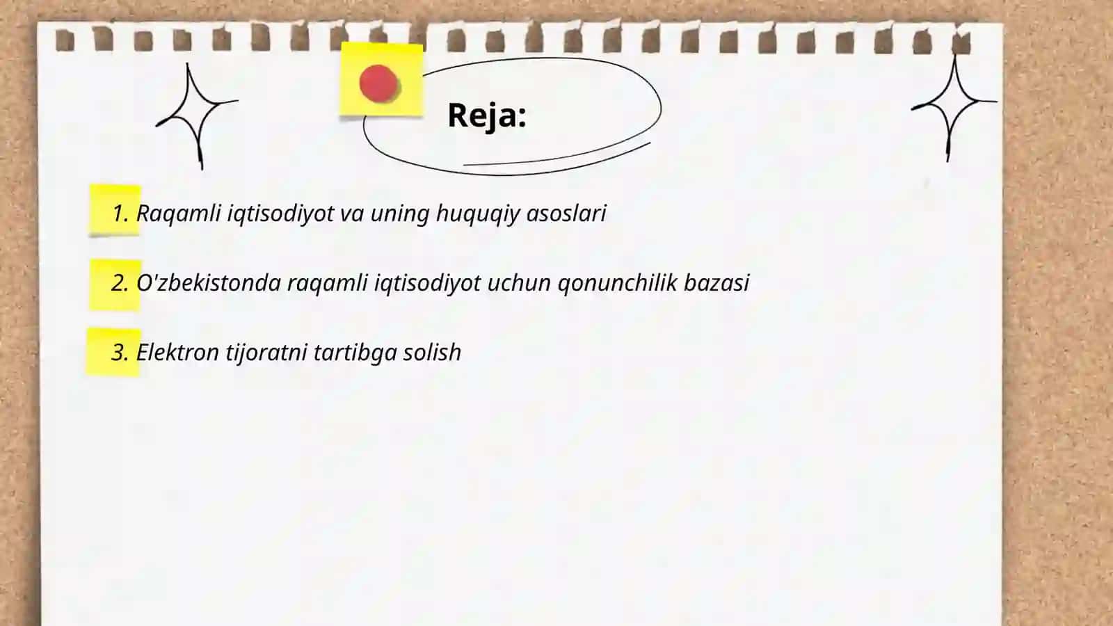Raqamli iqtisodiyot va uning huquqiy asoslari 2