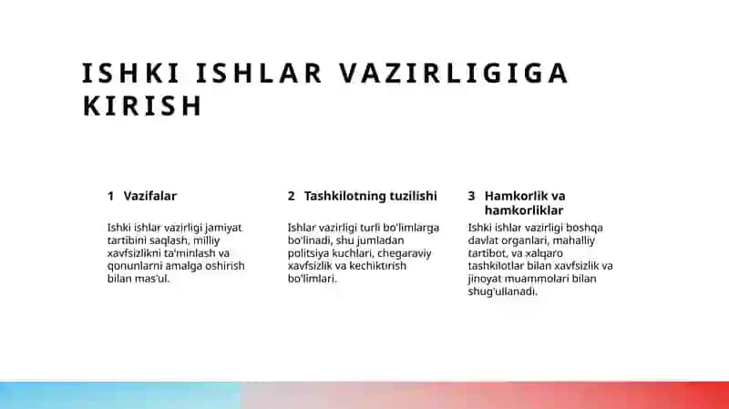 Ishki ishlar vazirligi 2