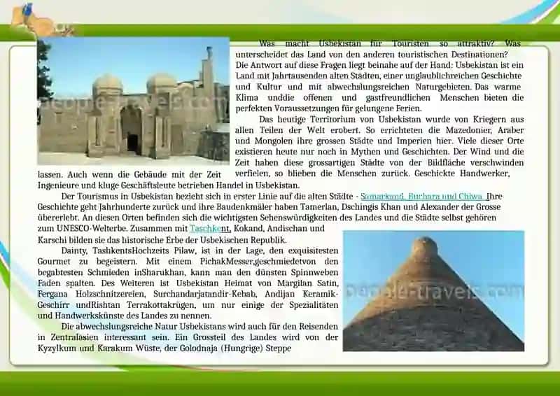 Usbekistan Tourismus 2