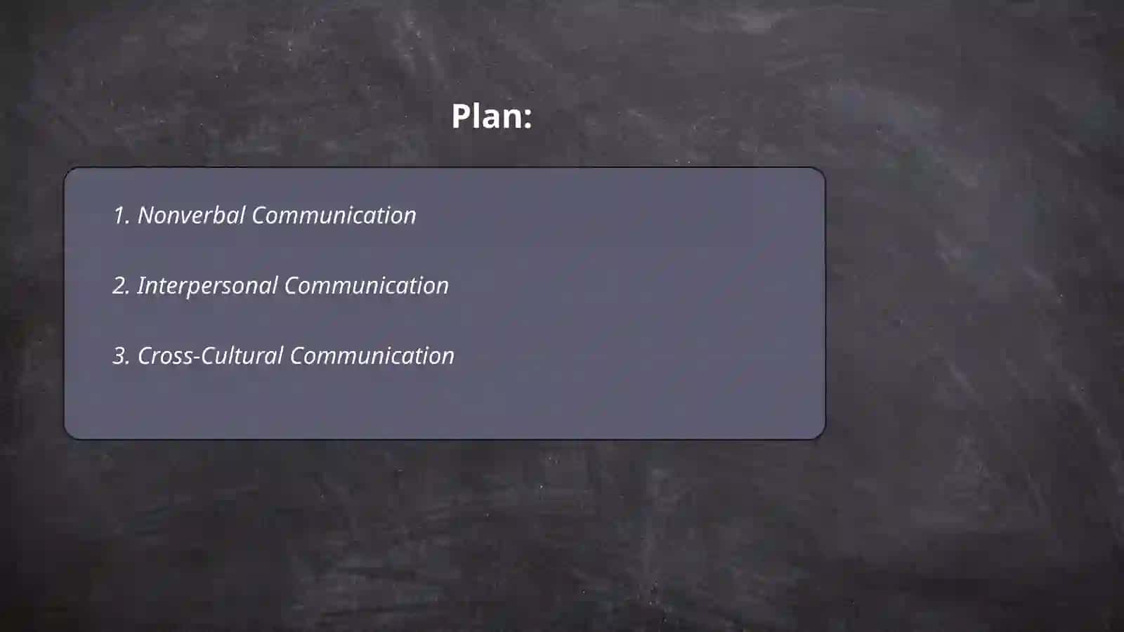 Nonverbal Communication 2