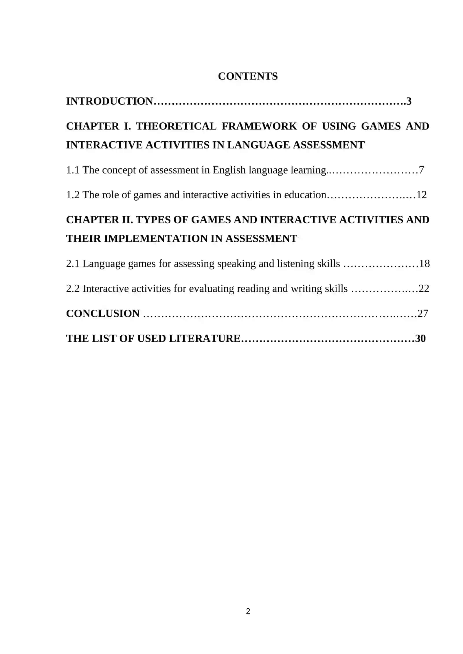 THE ROLE OF GAMES AND INTERACTIVE ACTIVITIES IN ASSESSING ENGLISH PROFICIENCY 2