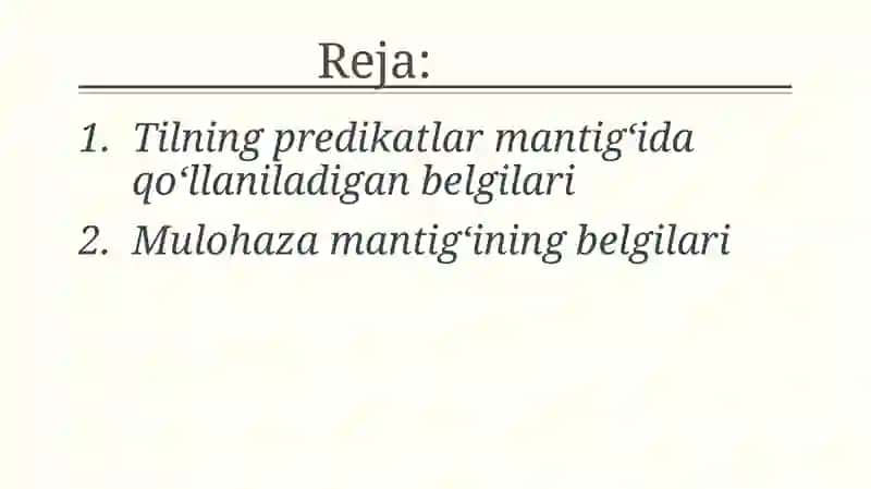 Tilning Mantiqiy Tahlili 2