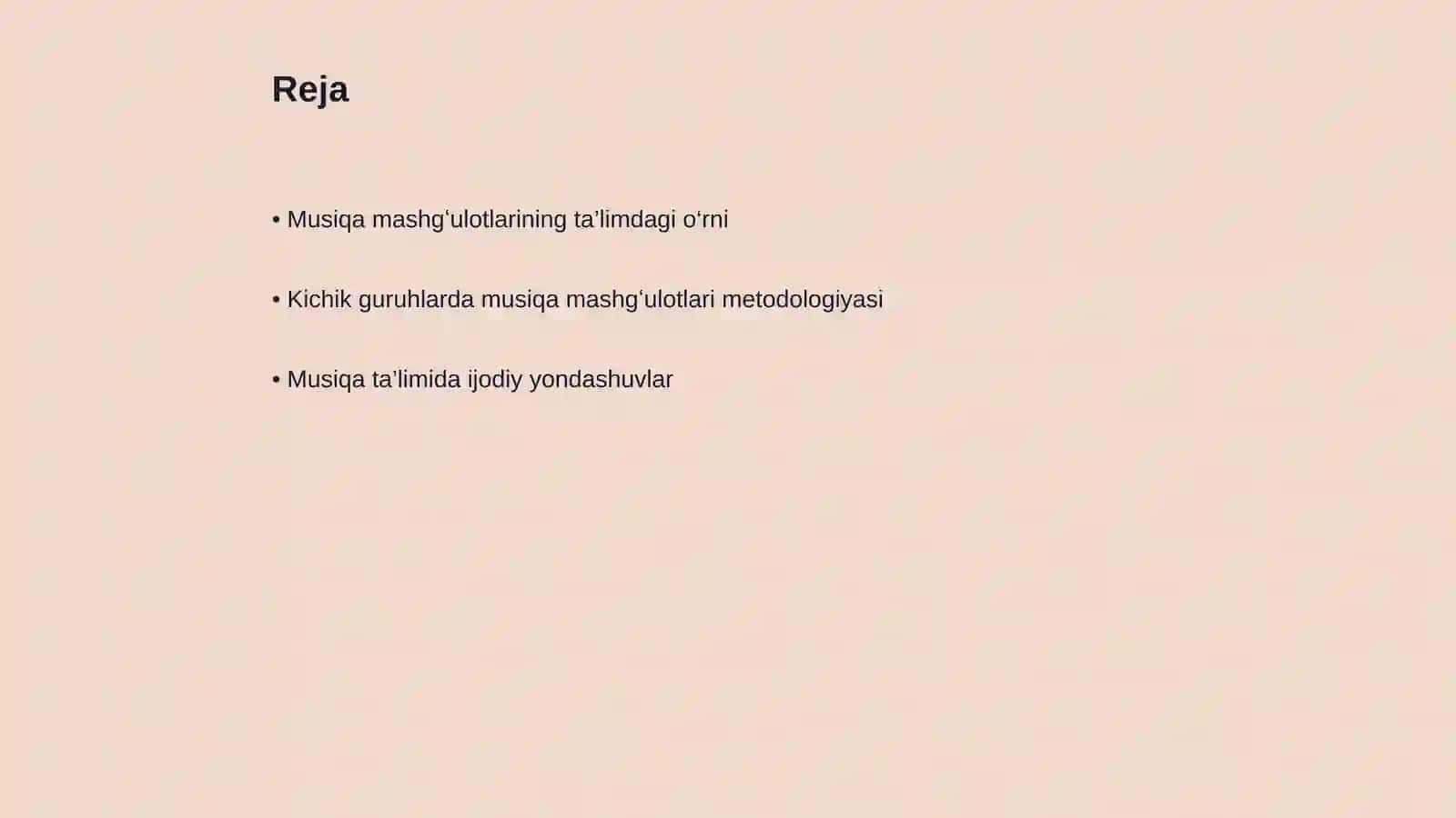 Kichik guruhlarda musiqa mashgʻulotlari 2