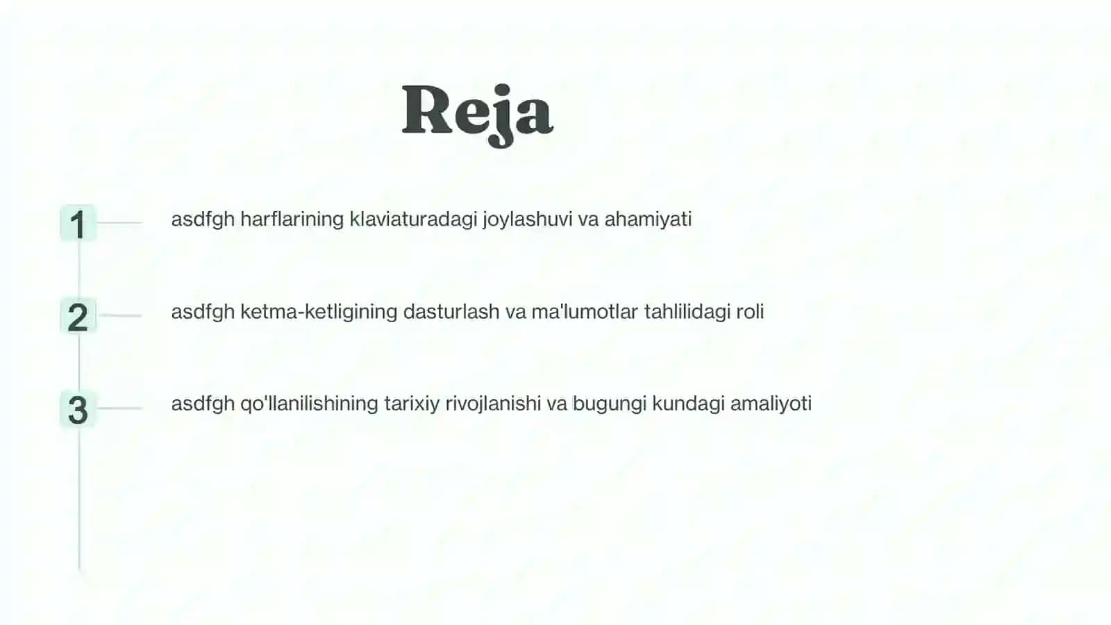 asdfgh harflarining klaviaturadagi joylashuvi va ahamiyati 2