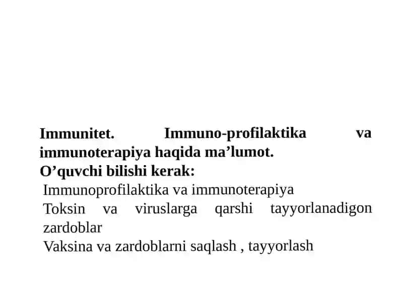 Immunoterapiyava immunoprofilaktika 2
