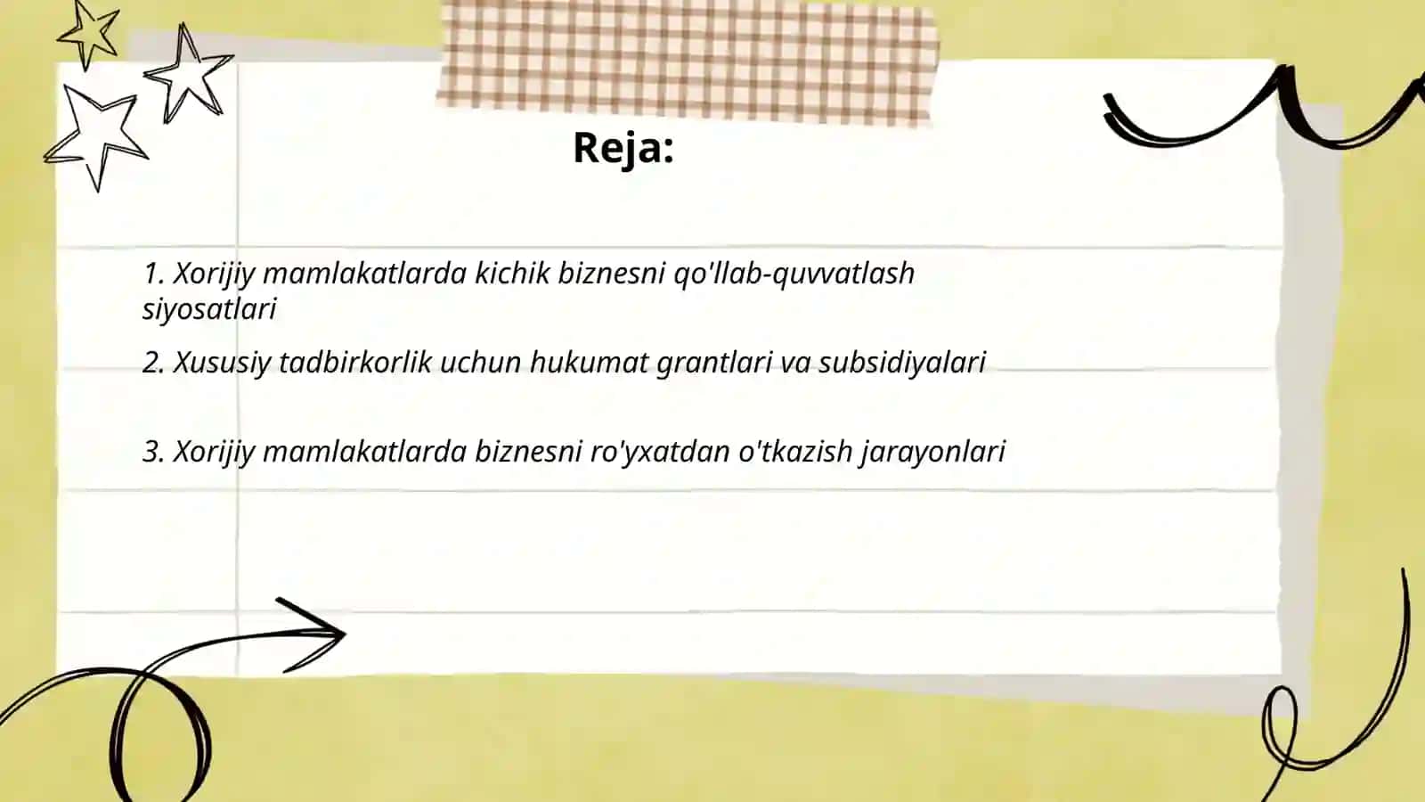 Xorijiy mamlakatlarda kichik biznes va xususiy tadbirkorlikni rivojlanishi 2