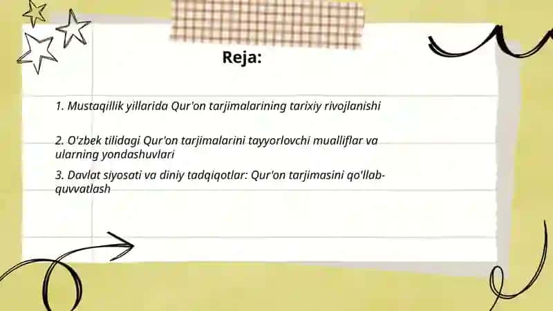 Qur'onning o'zbek tiliga tarjima qilinishi va tafsirlari 2