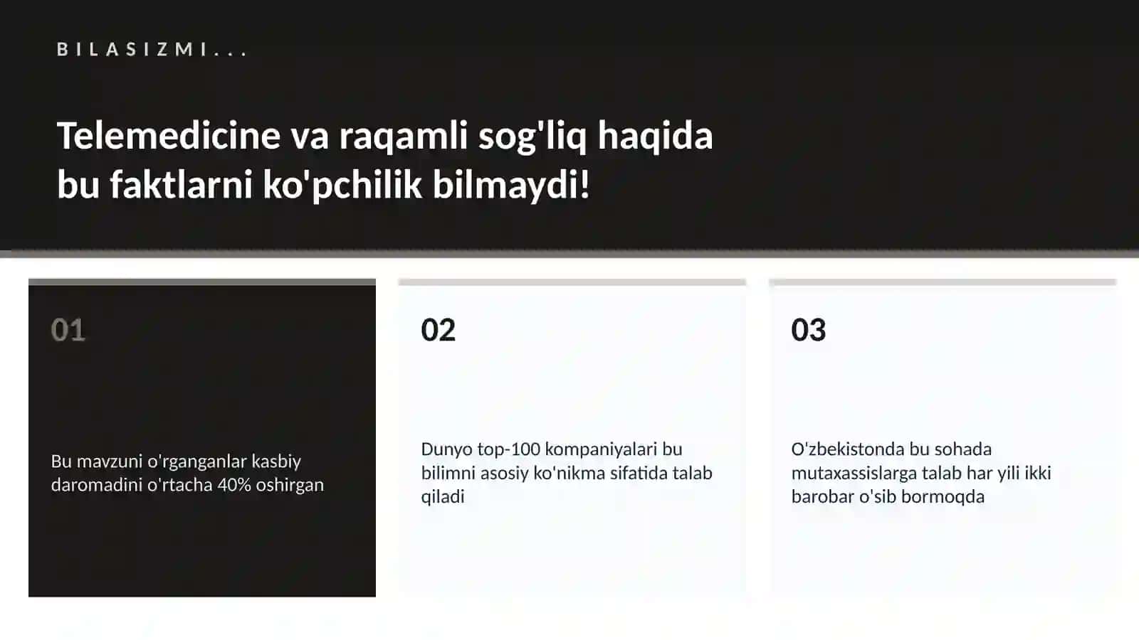 Telemedicine va raqamli sog'liq 2