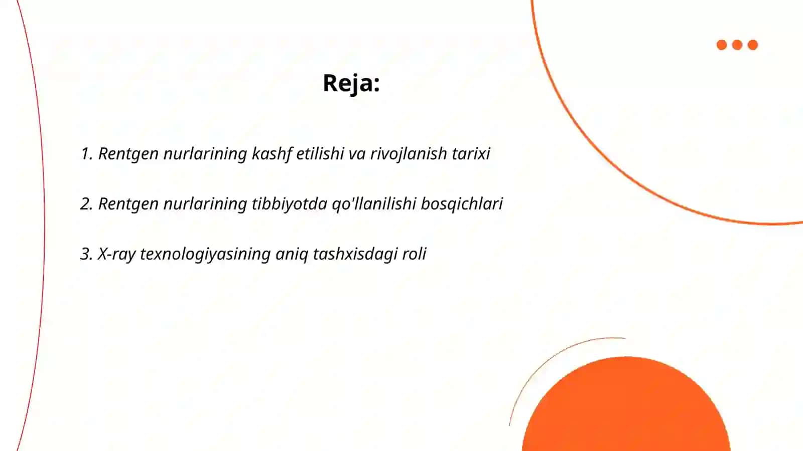 Rentgen nurlarining o'rganish tarixi 2