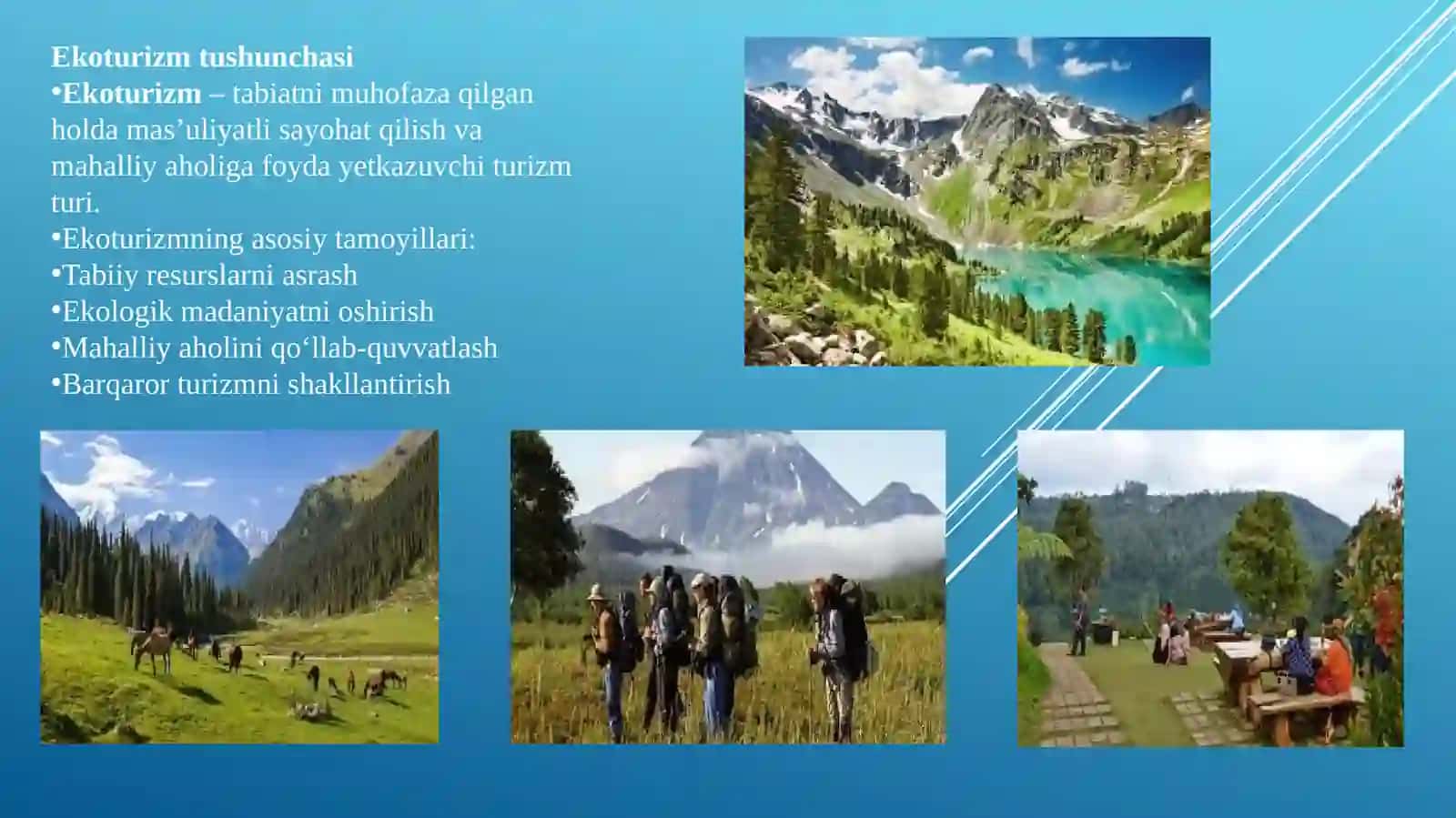 O'zbekistonda ekoturizmning mazmuni va salohiyati 2