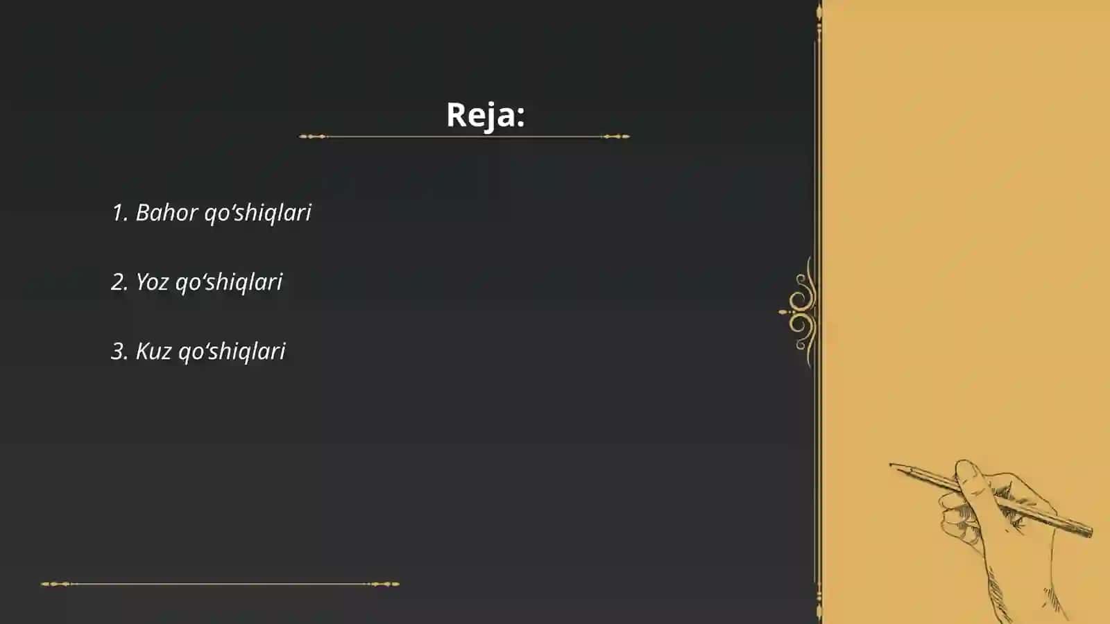 Bahor qo'shiqlari 2