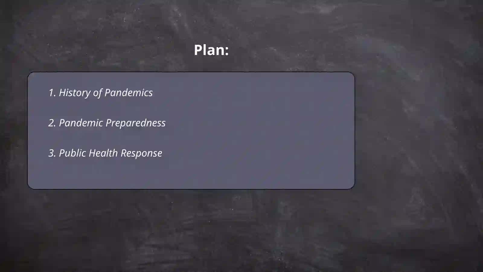 Dealing with pandemic 2