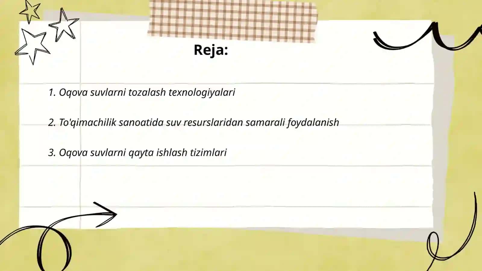 To'qimachilik sanoati tarmoqlaridagi oqova suv muommosi 2