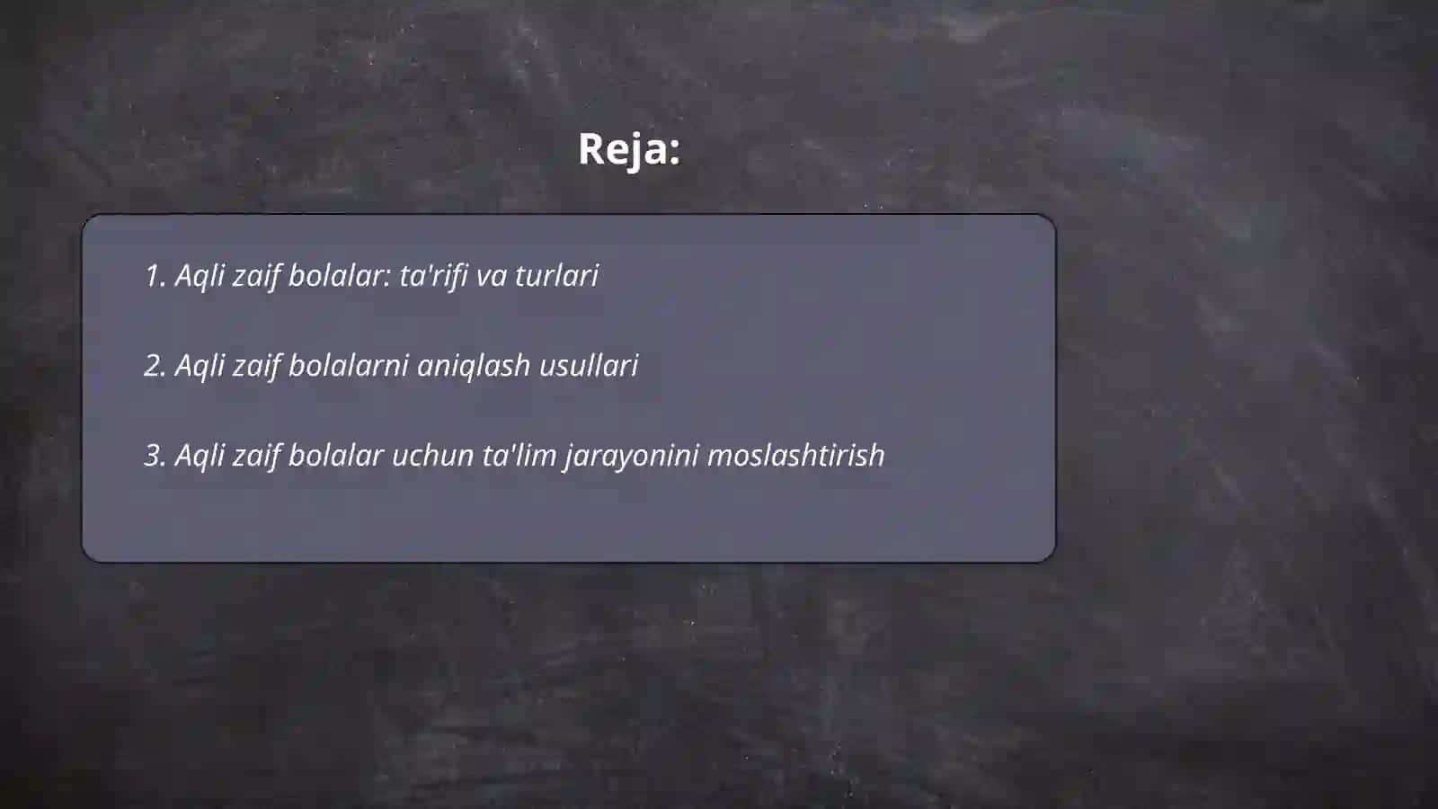 Aqli zaif bolalar 2