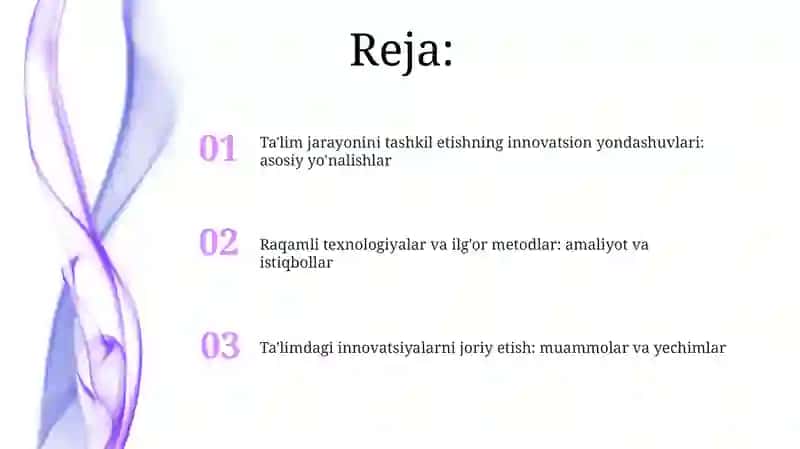 Ta'lim innovatsiyalari 2