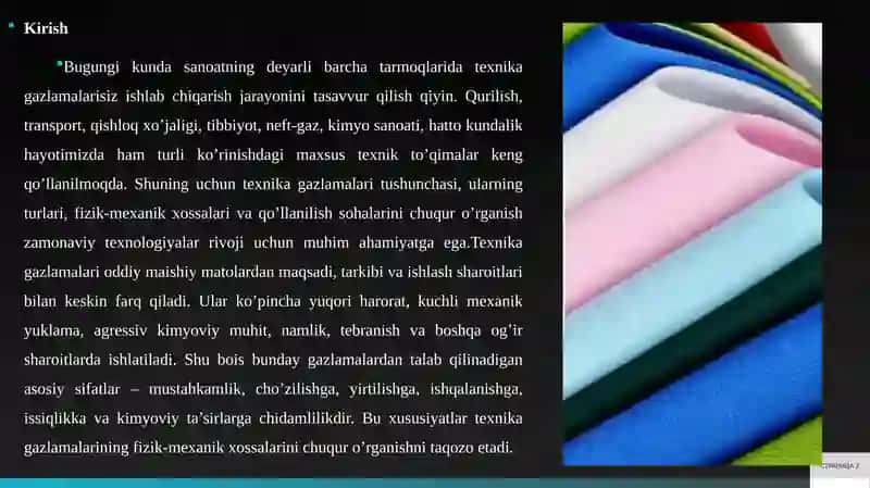 Texnikagazlamalariularningturlari 2