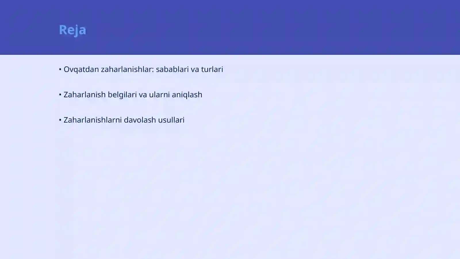 Ovqatdan zaharlanishlar va ularning prafilaktikasi 2