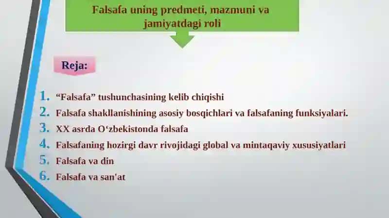 Falsafa 2