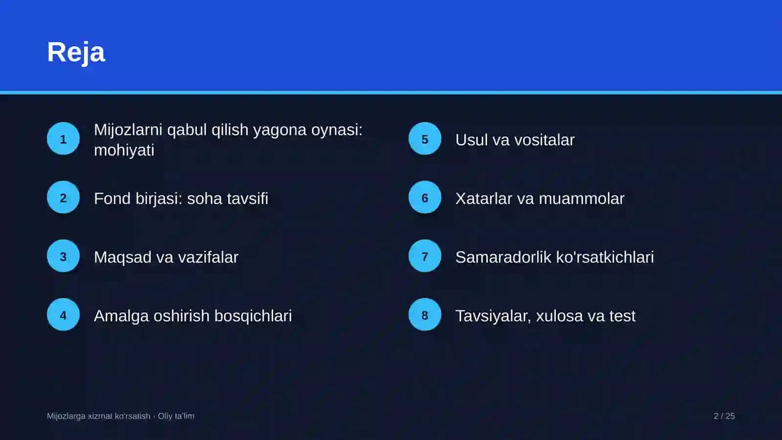fond birjasida mijozlarni qabul qilish yagona oynasini tashkil etish 7176 2