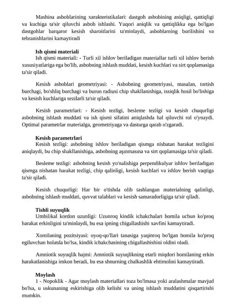 Iplarni Ulash Jihozini Ish Unumdorligiga Tasir Etuvchi Omillar 2
