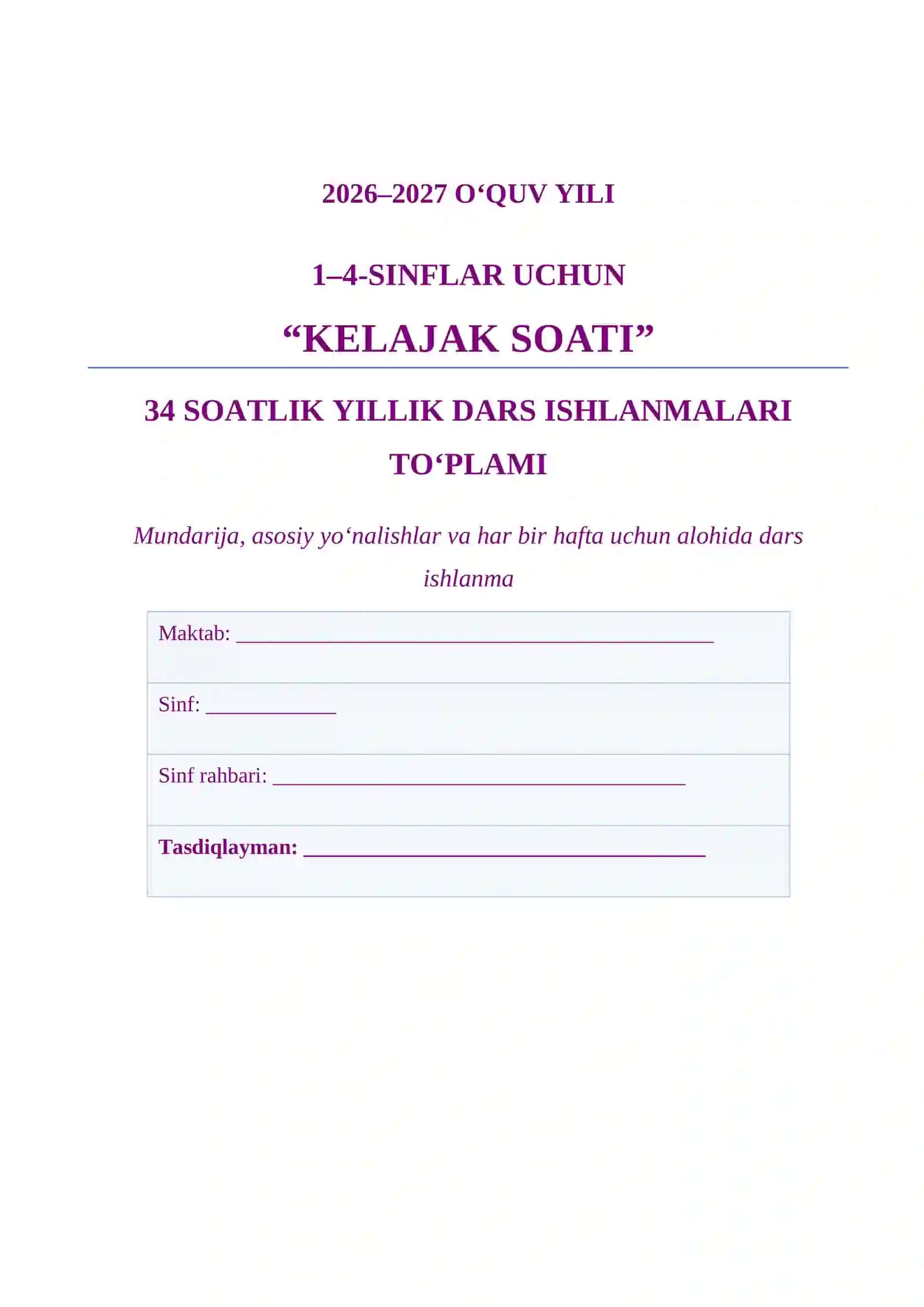 Maktabgacha va maktab ta’limi bo'limi 2