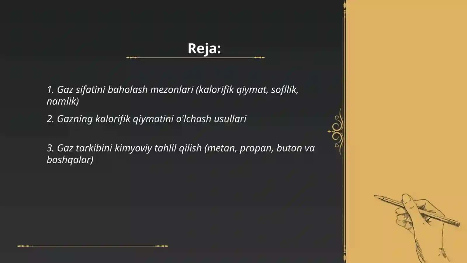 Eng sifatli gaz markasi aniqlash 2