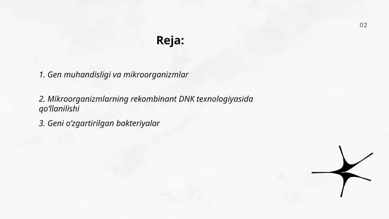 Mikroorganizmlarning gen muhandisligida qoʻllanilishi 2