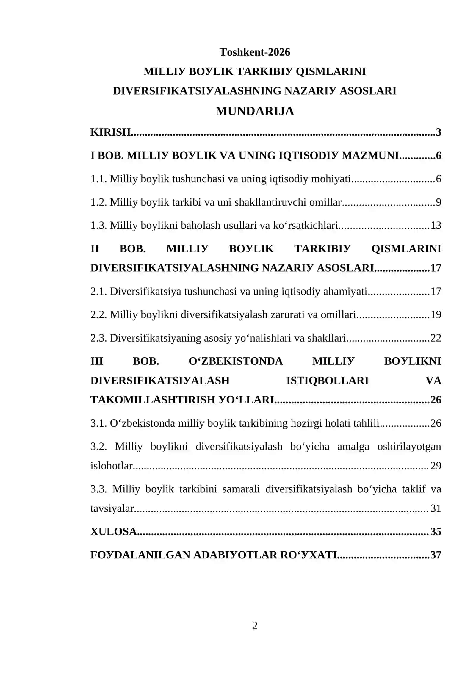 Kurs ishi Bozor iqtisodiyotida davlat va xususiy sektor hamkorligi 2