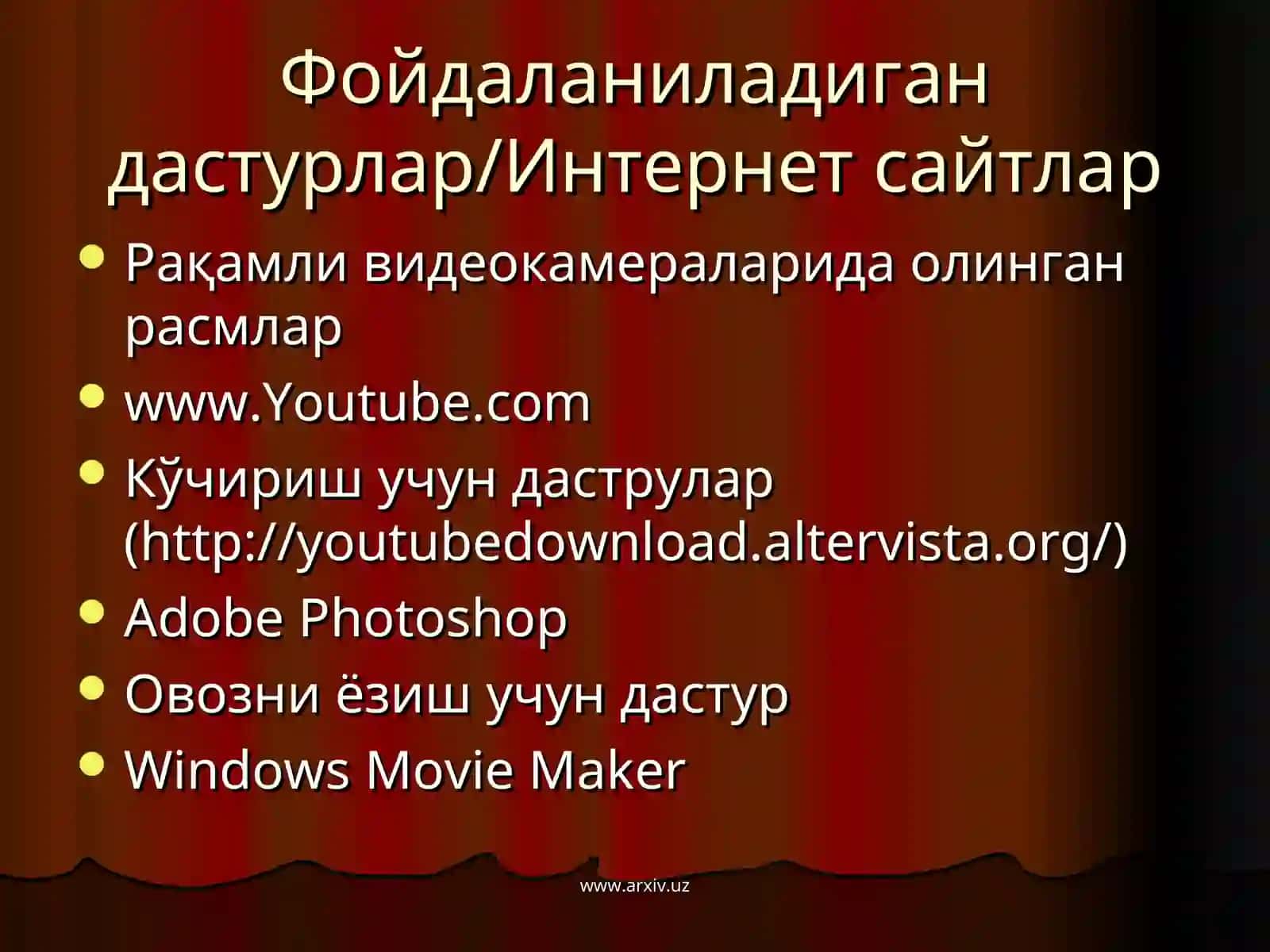 Видеоролик тайёрлаш 2