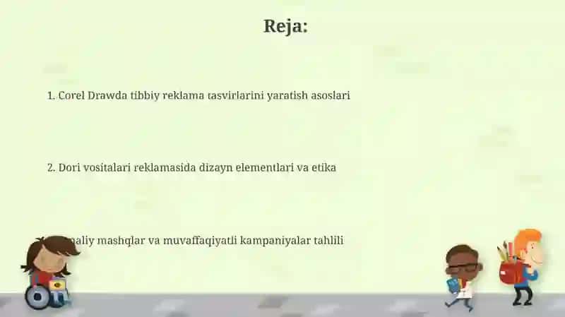 Dori Vositalari reklama tasvirlarini yaratish asoslari 2