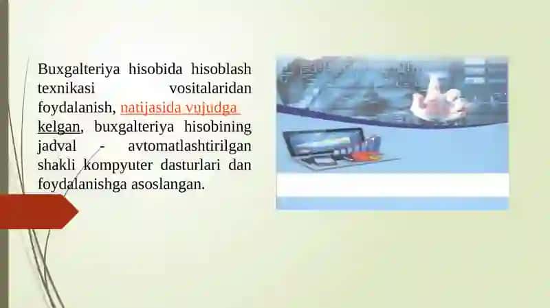 Buxgalteriyahisobining informatsion texnologiyalarga asoslangan shakli 2