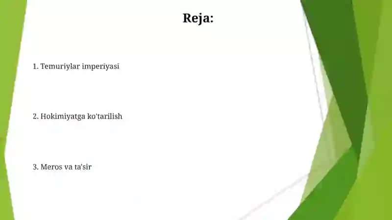Temuriylar imperiyasi 2