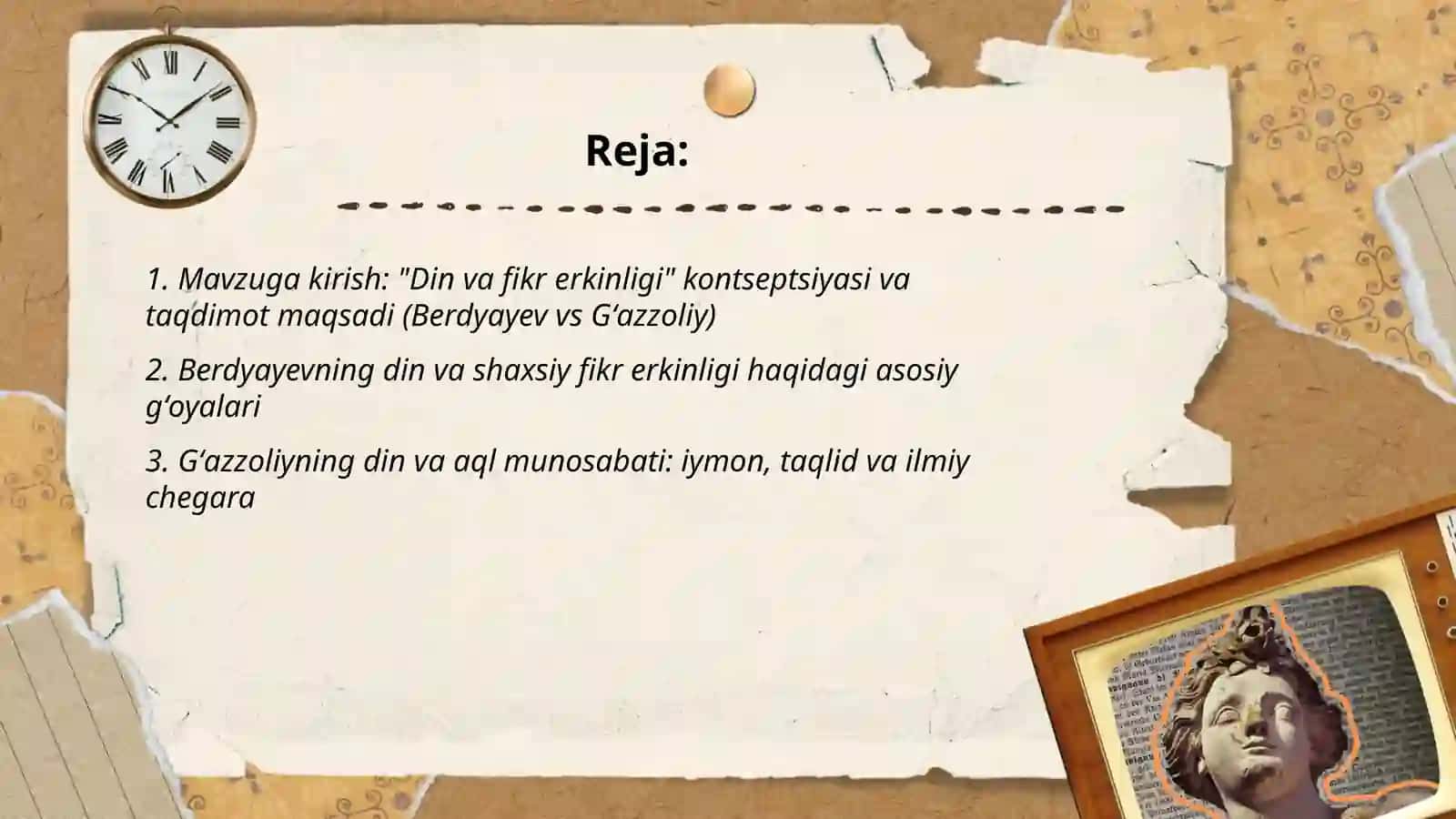 Din va hurfikrlilik mavzusida prezentatsiya tayyorlash 2