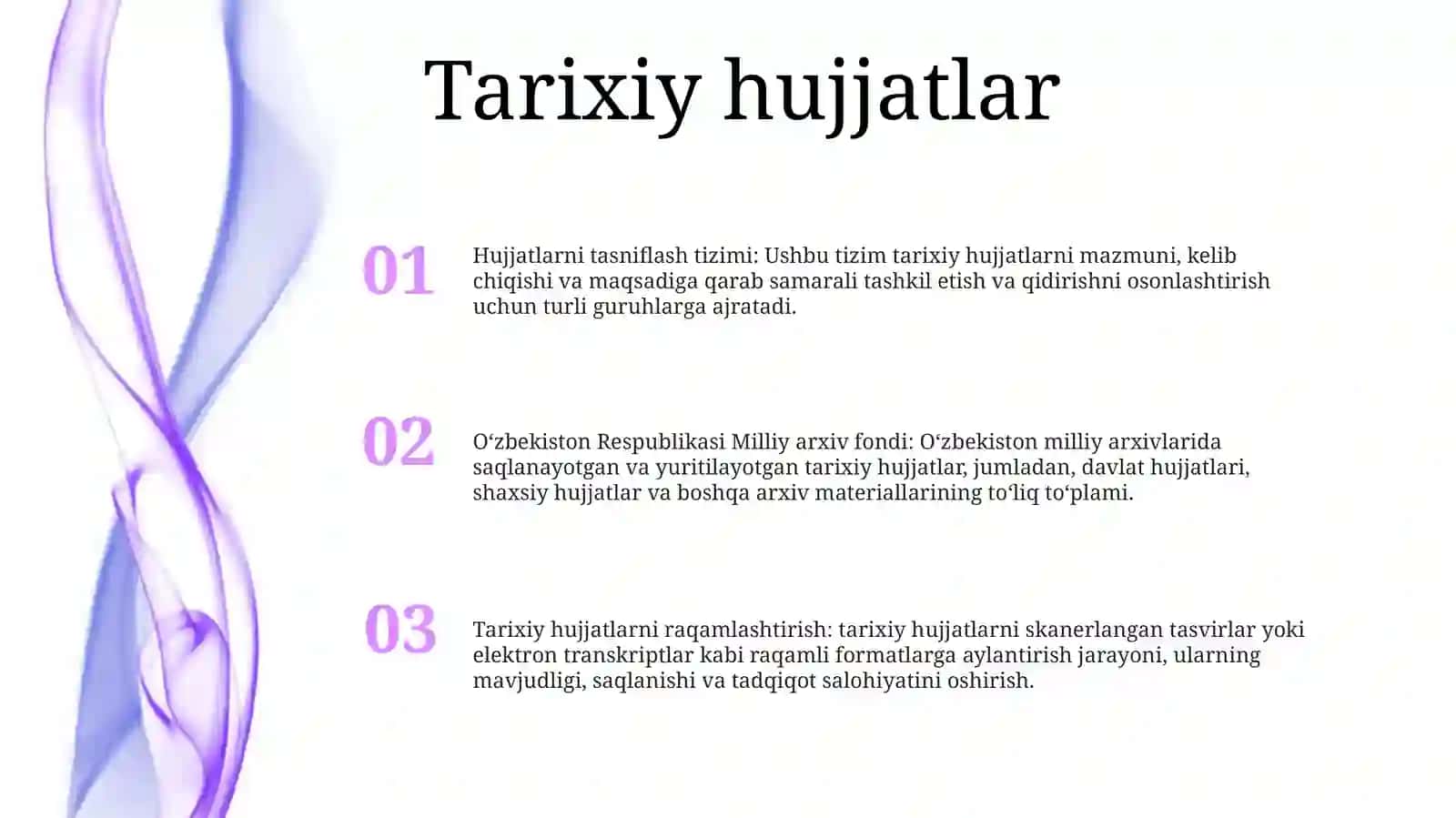 Ózbekiston Respublikasi Milliy Arxiv Fondi Hujjatlari 2