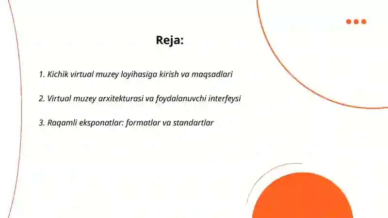 Kichik virtual muzey 2
