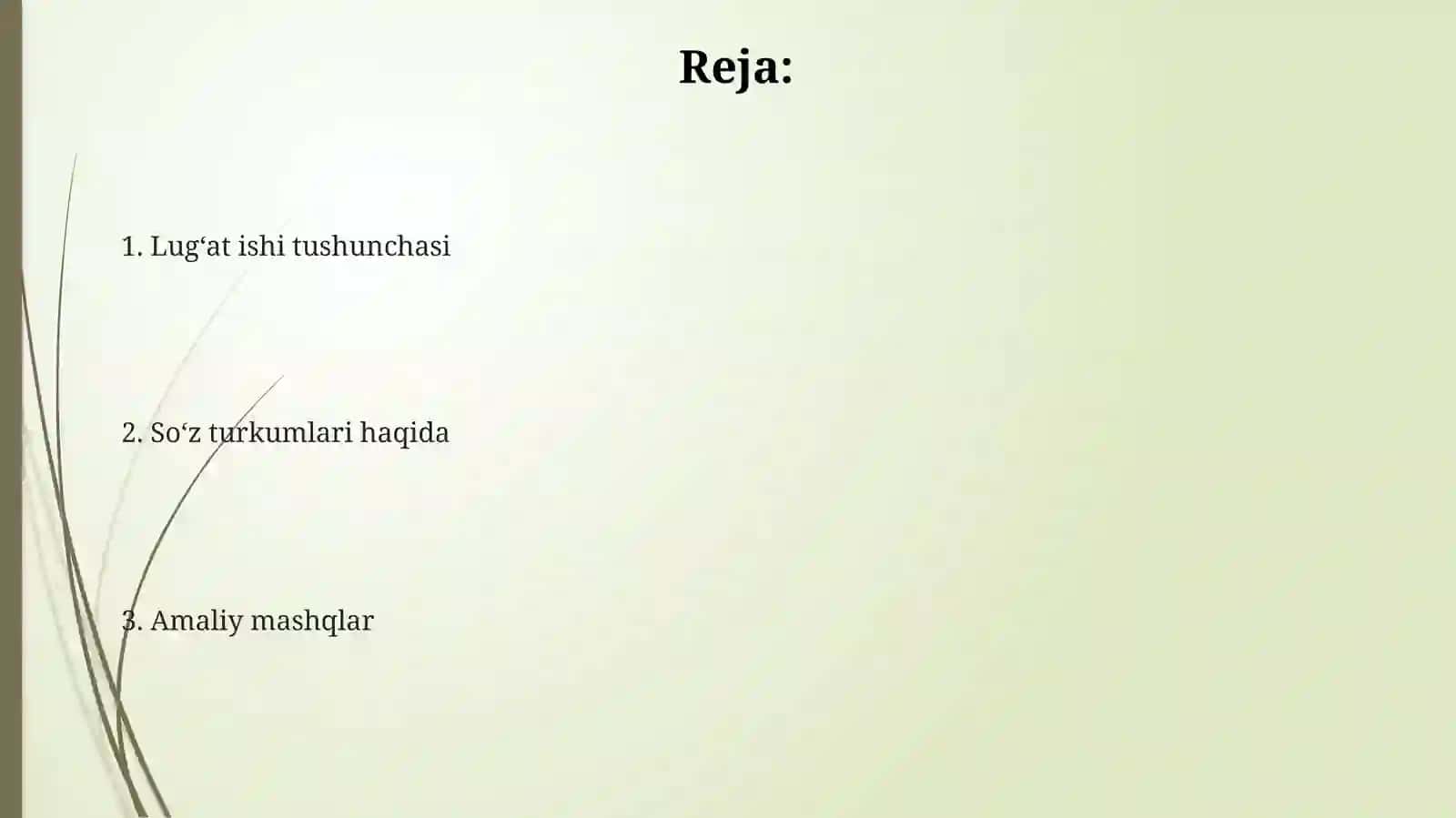2 sinf ona tili darsligi (1-qisim) tarkibidagi lugʻat ishi,soʻz turkumlari 2