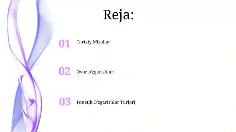 Fonetik o'zgarishlar 2