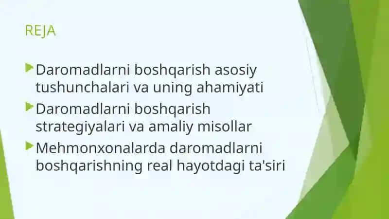 Nima uchun daromadlarni boshqarish mehmonxonalar uchun muhim 2