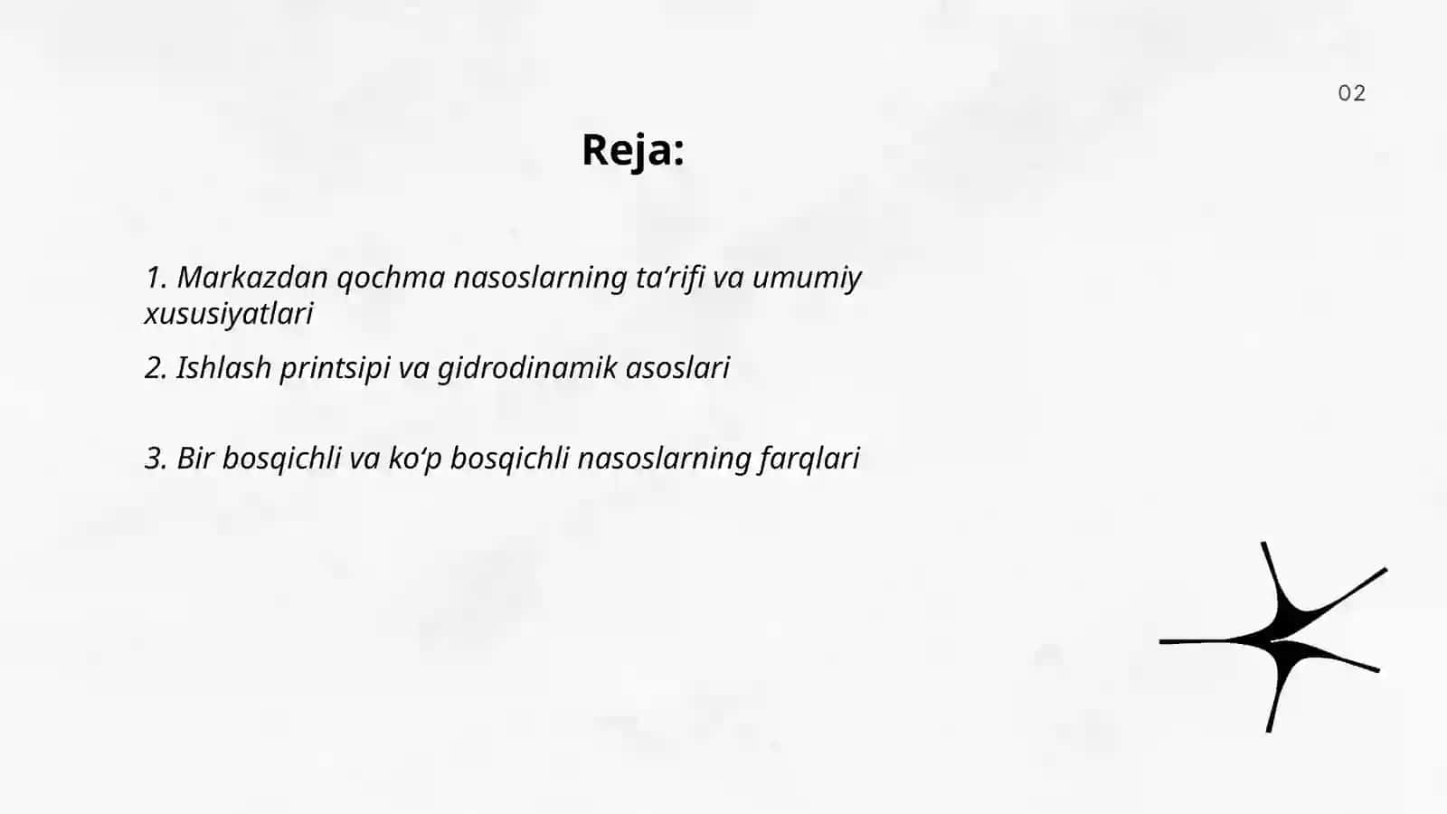 Markazdan qochma nasoslar va ularning xarakteristikalari 2