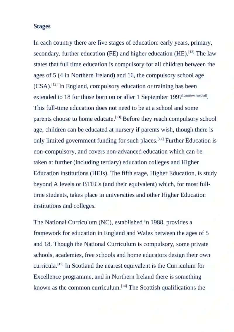Schools in Britain 2