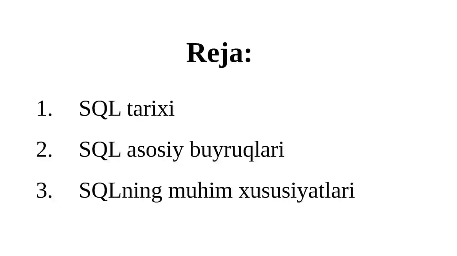 SQL so‘rov tili 2