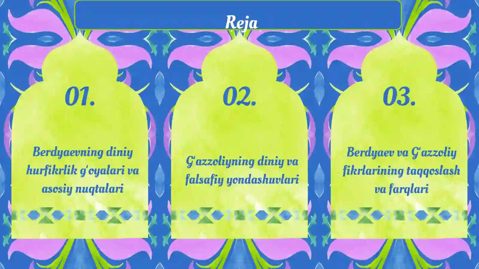 "Din va hurfikrlik" 2
