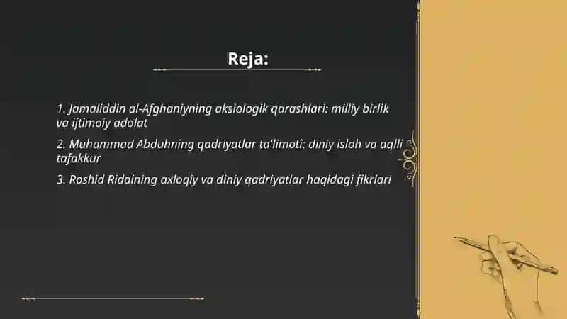 Arab musulmon olami uygonish davri mutafakkirlarning aksiologik qarashlari 2